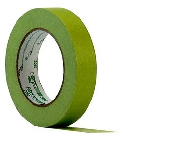 2060-48A-BK-Painters Tape-Hard-to-Stick Surfaces-48mmx55m-Green - (Pack of 24)
