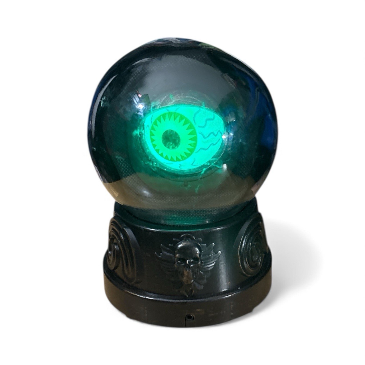 2016 Gemmy Halloween Talking Animated Crystal Ball Eyeball Motion Activated NEAT