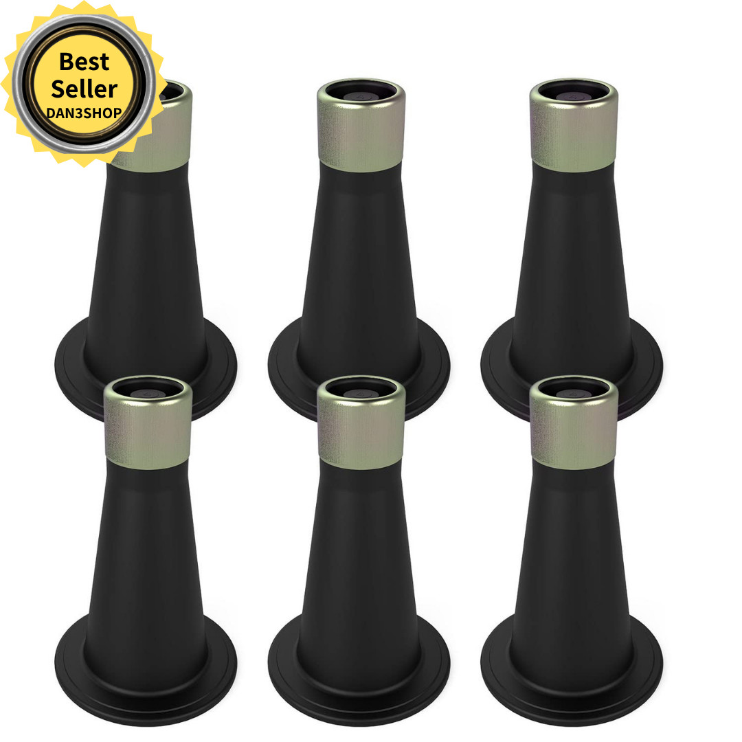 6Pcs Bed Frame Feet Bed Feet for Replace Wheels Risers for Bed Frame Prevent....