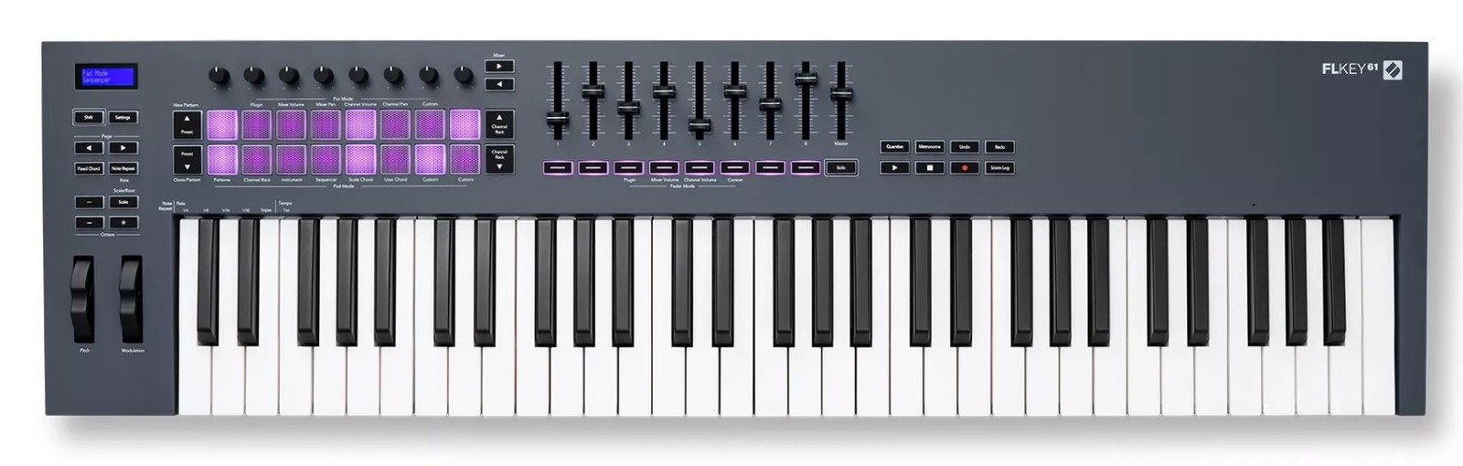 Novation FLkey 2 61 Key MIDI Keyboard Controller for FL Studio+On-Stage X-Stand