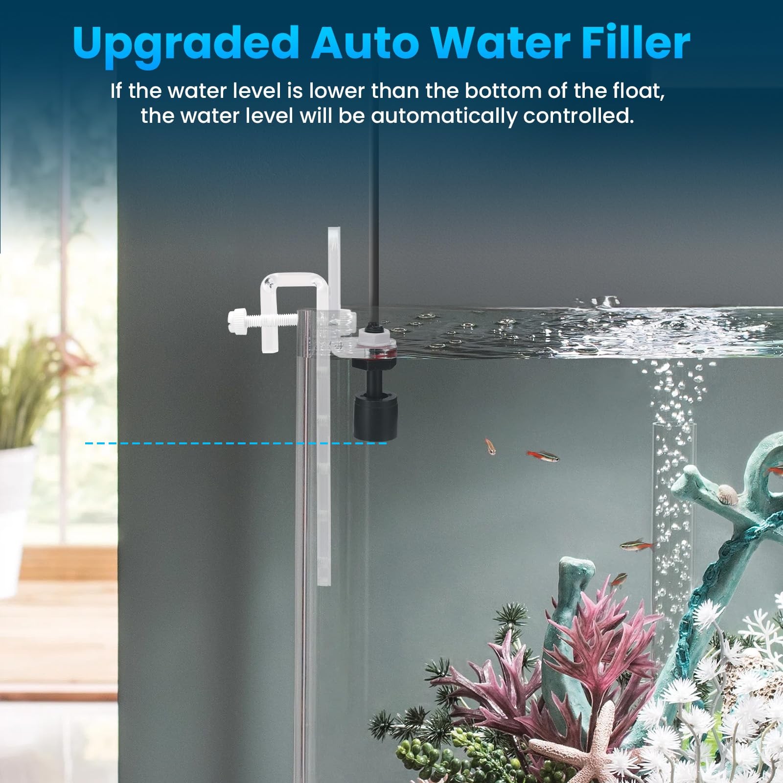 Auto Top Off System Aquarium - Smart Automatic ATO System for Fish Tank - Wat...