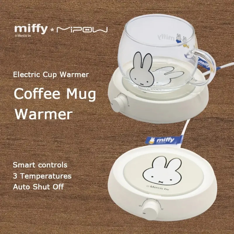 Miffy Deluxe Beverage Buddy: 3-Temp Coffee Mug Warmer With Coffee Cup