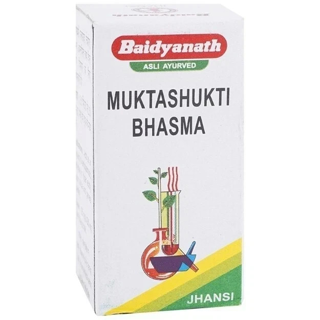 Baidyanath Muktashukti Bhasam Pure Herbal = Pack of 10gm