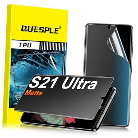 2 Pack for Samsung Galaxy S21 Ultra Anti-Glare Matte Privacy Screen Protector