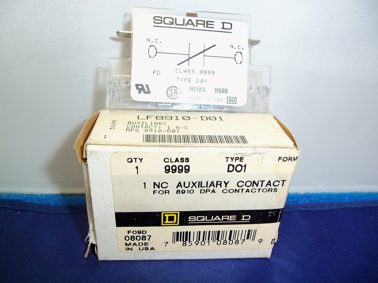 SQUARE D  08087 / 9716, Auxiliary Contact