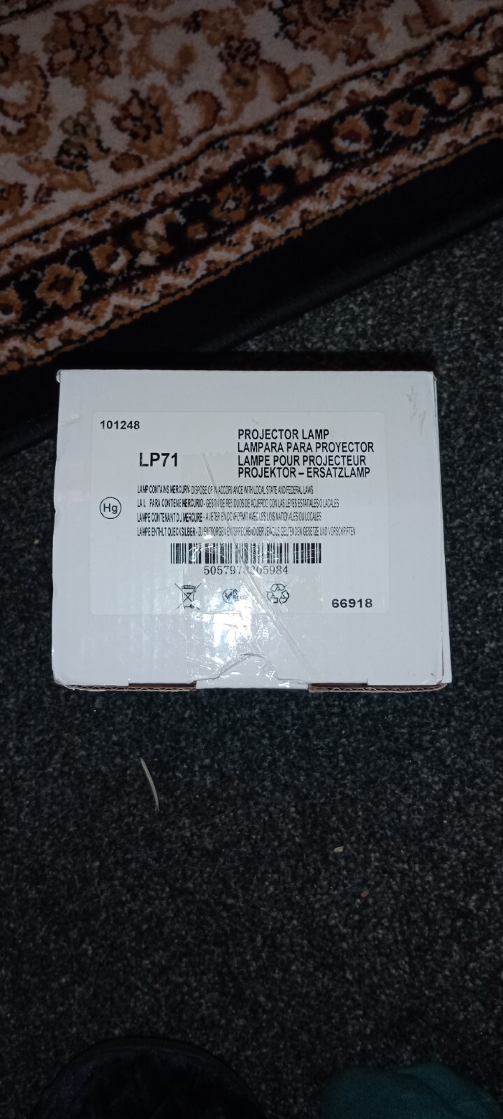 LP71 - Projector Lamp - Replacement For Epson Projectors