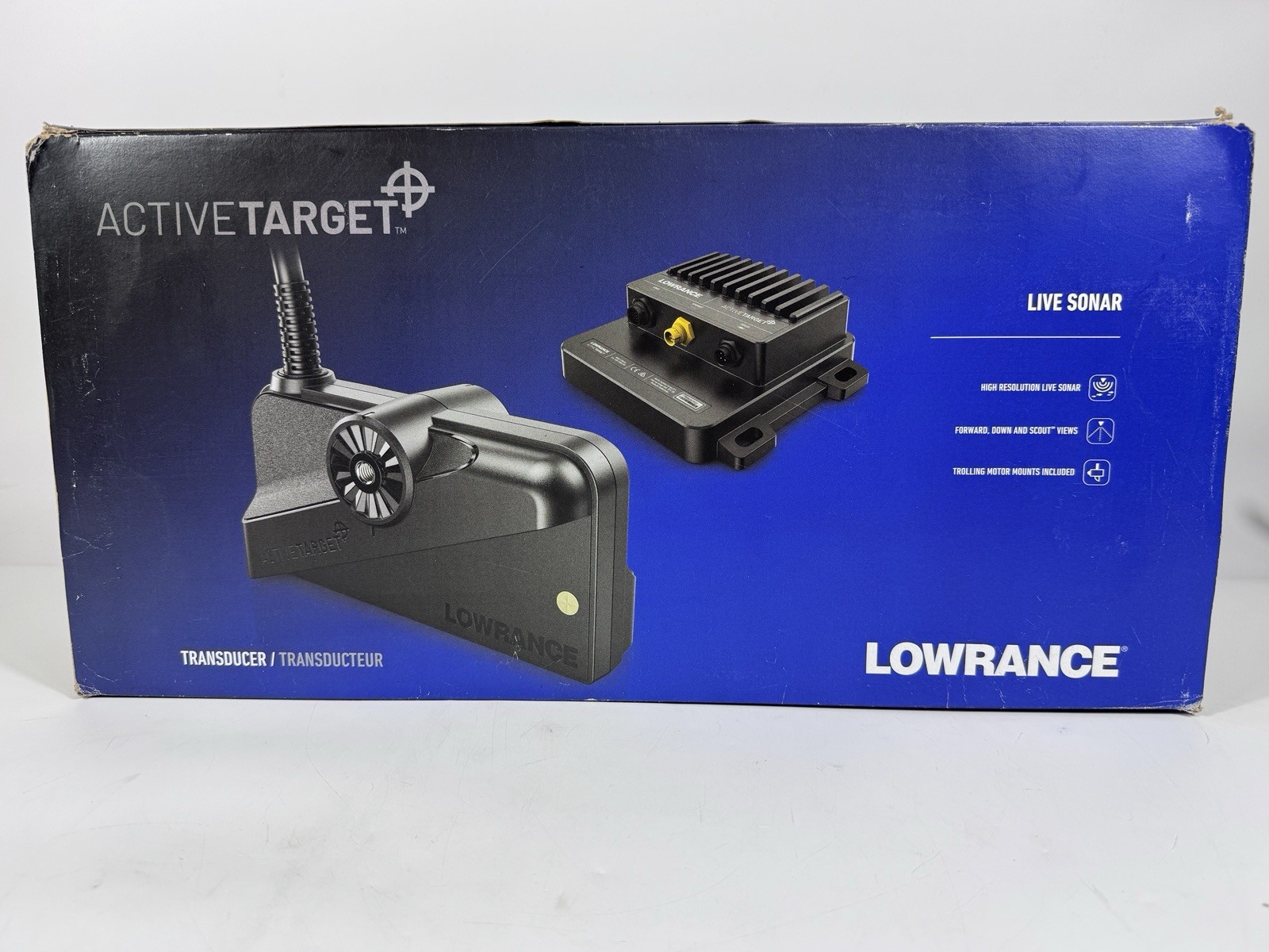 Lowrance Active Target 1 Sonar System with Transducer And Modules And Cables