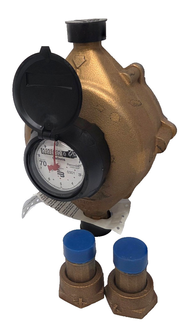 NOS Badger RCDL70, 1" Water Meter, Model Recordall 33626-068