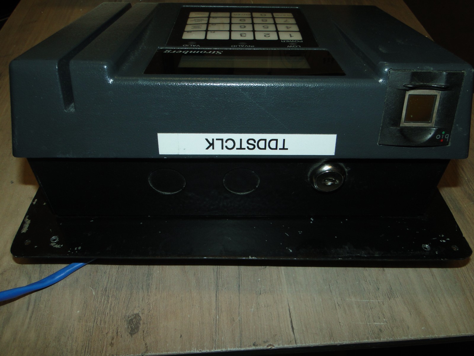 Stromberg Accu-Time Systems Biometric Time Clock No Key/ UNTESTED READ