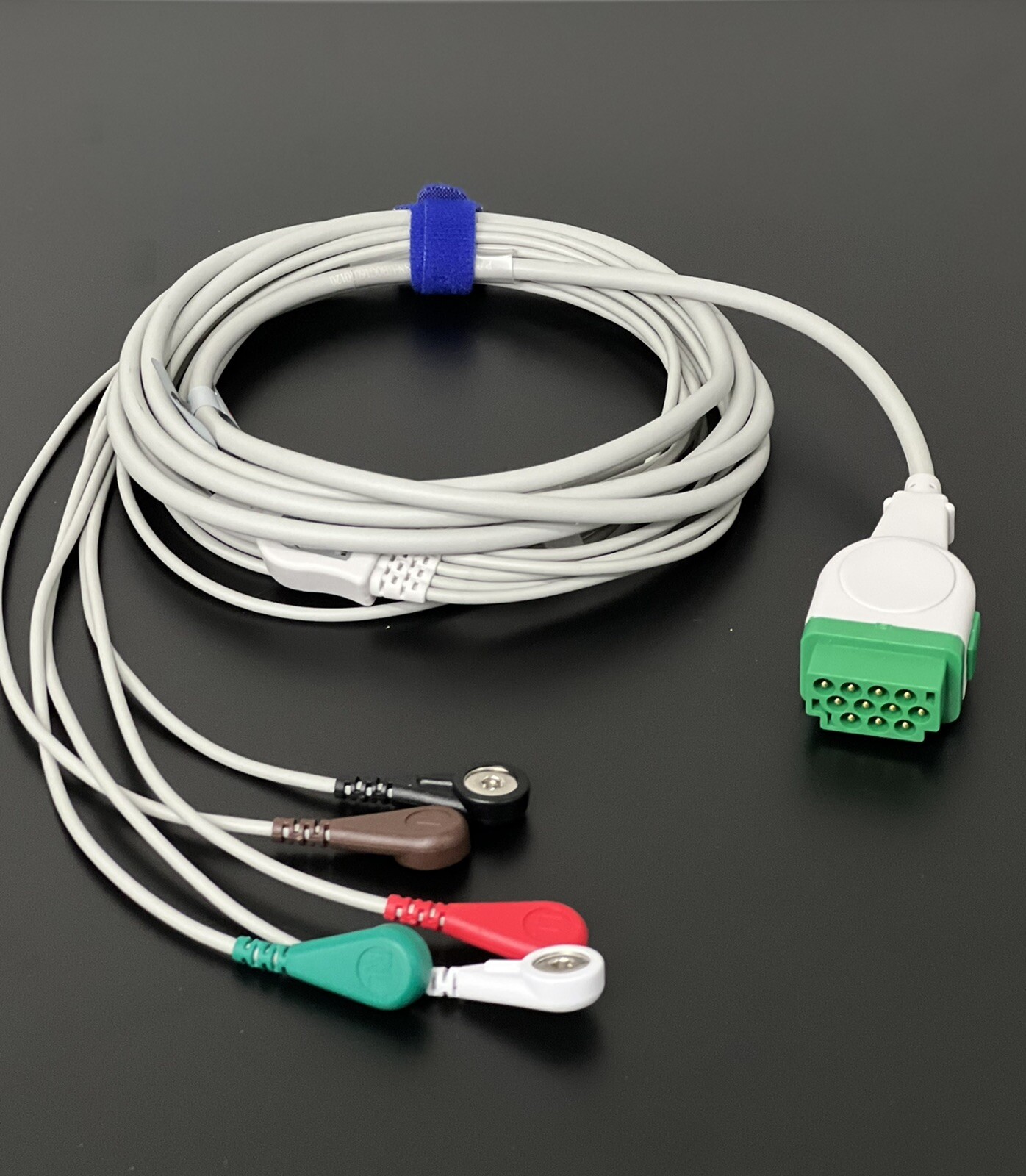 GE Marquette 11 pin 5 Leads Snap ECG Cable CBM05NA10AS0001- Same Day Shipping