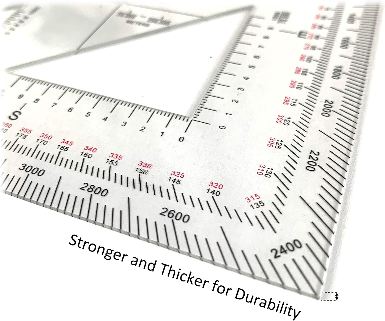Military Protractor - Perfectly cut for Land Nav