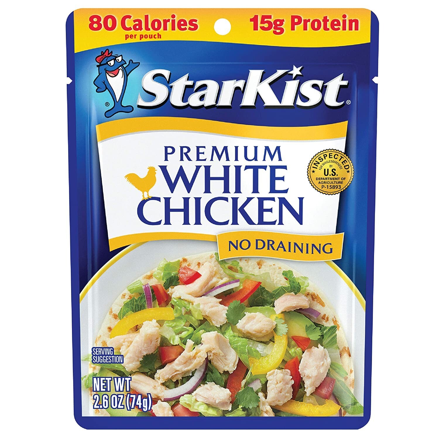 StarKist Premium White Chicken - 2.6 oz Pouch (Pack of 2)