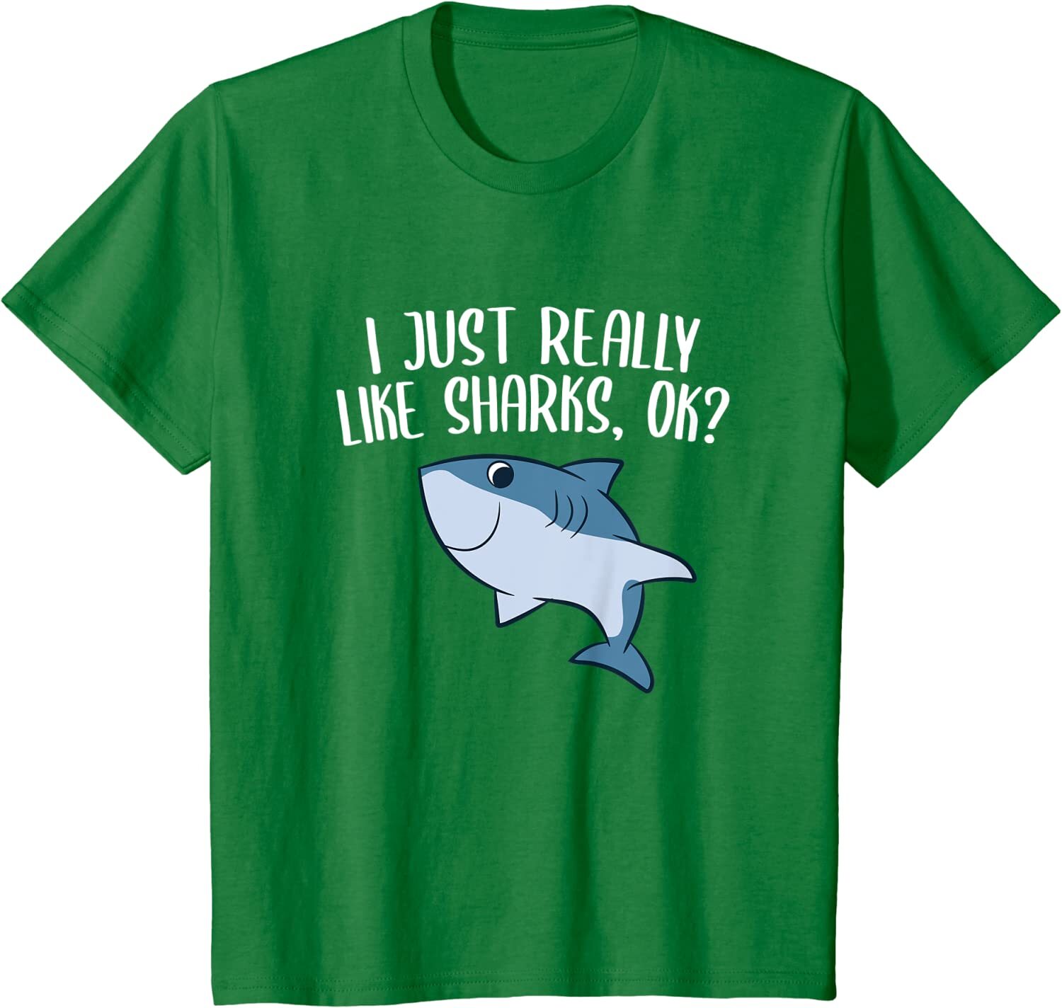 Funny Sharks I Just Really Like Sharks Ok Funny Shark Youth Unisex T-shirt