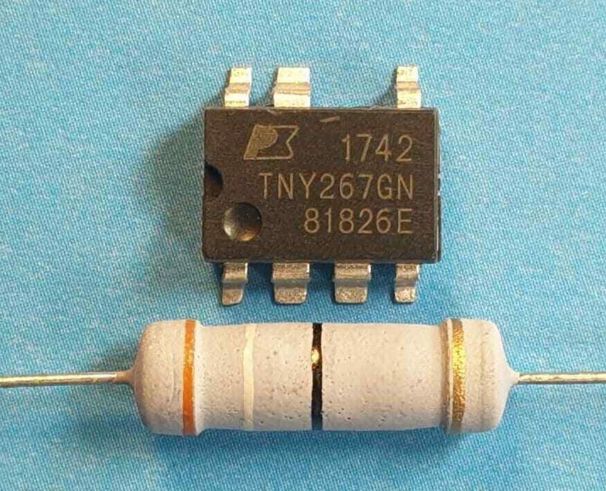 TNY267gn + Resistor 39 Ohm, Repair for Dryer + Washers