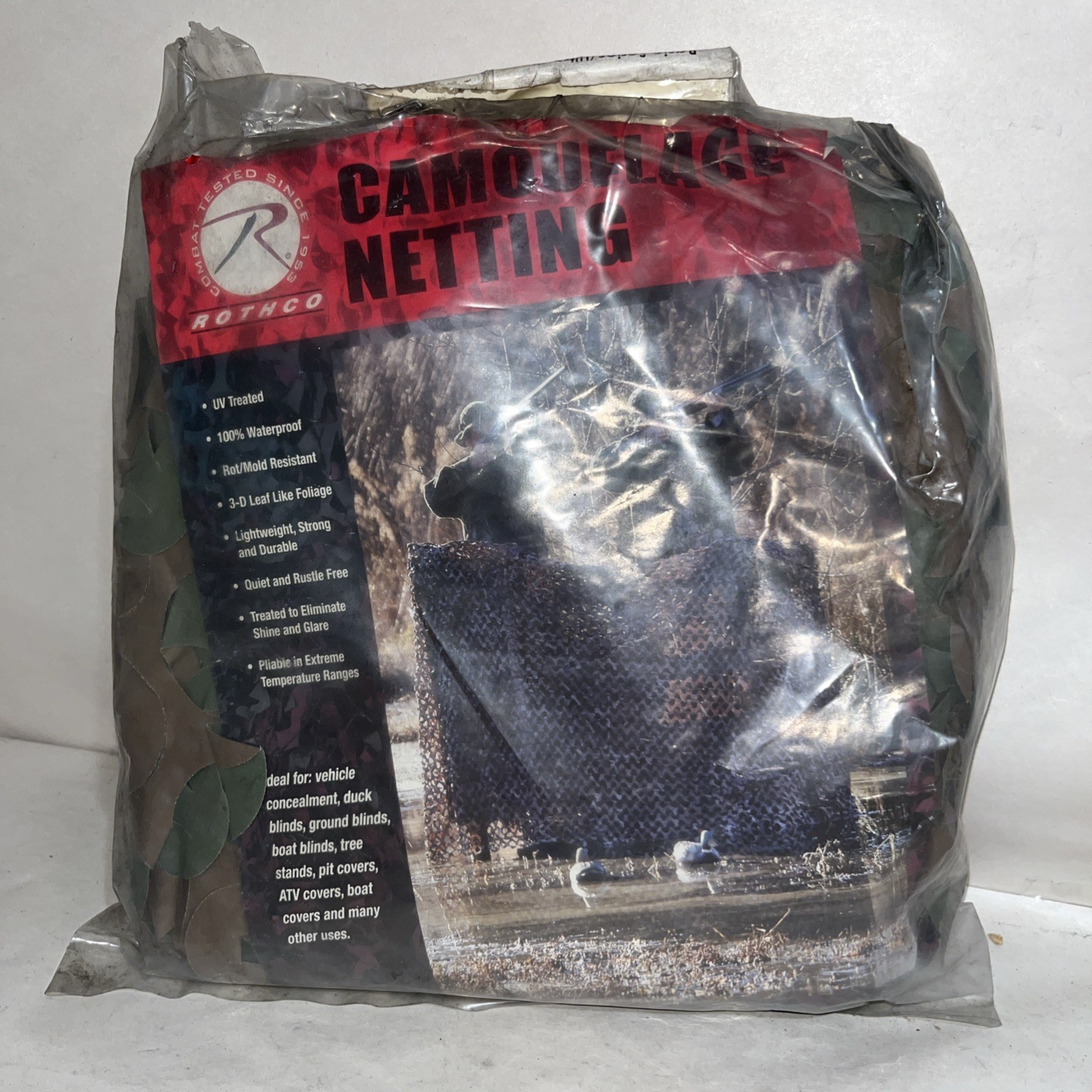 Rothco Camouflage Netting 9’10”x4’7” With Defects