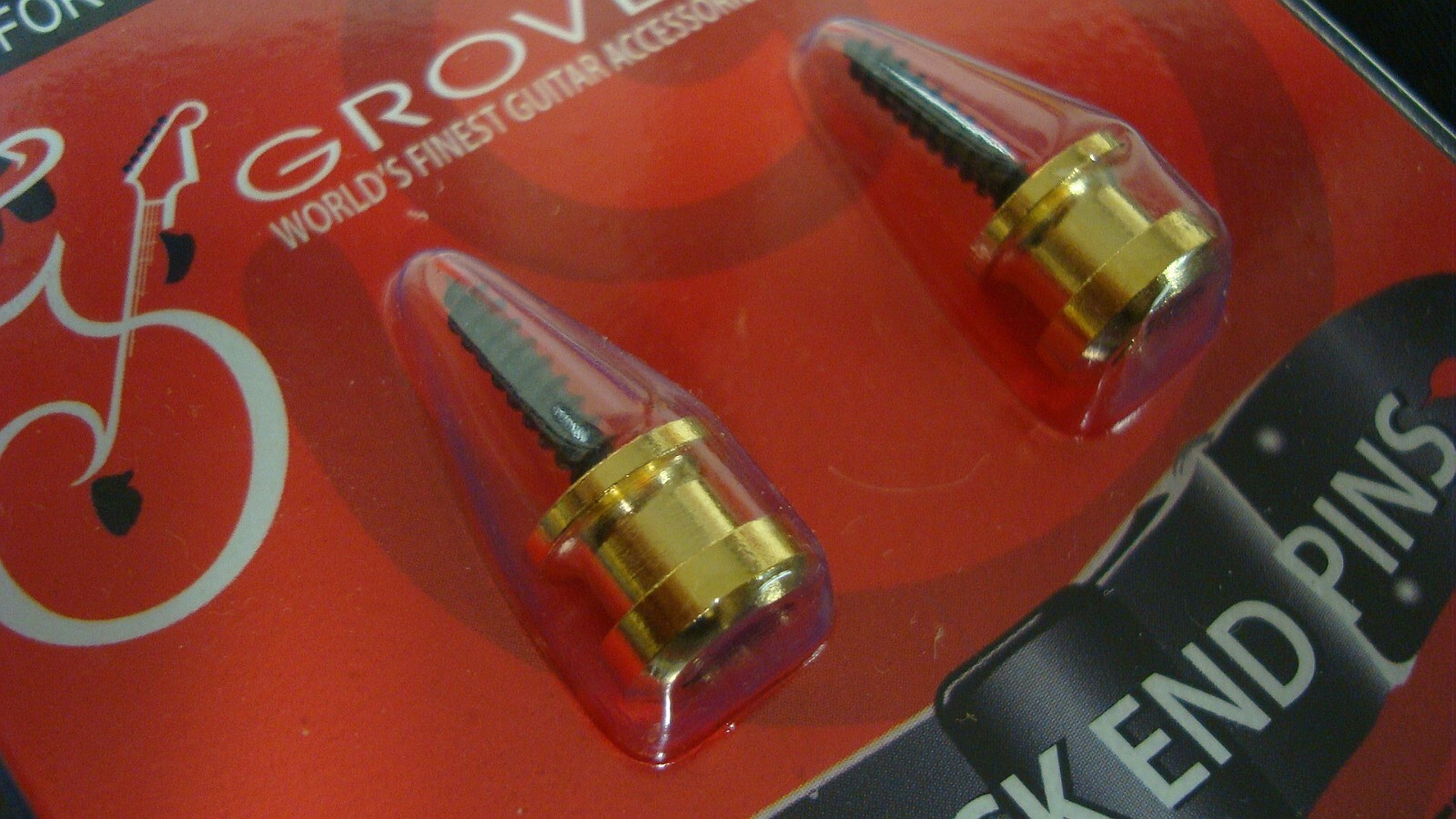 Grover GP810G Strap Lock End Pins, Gold