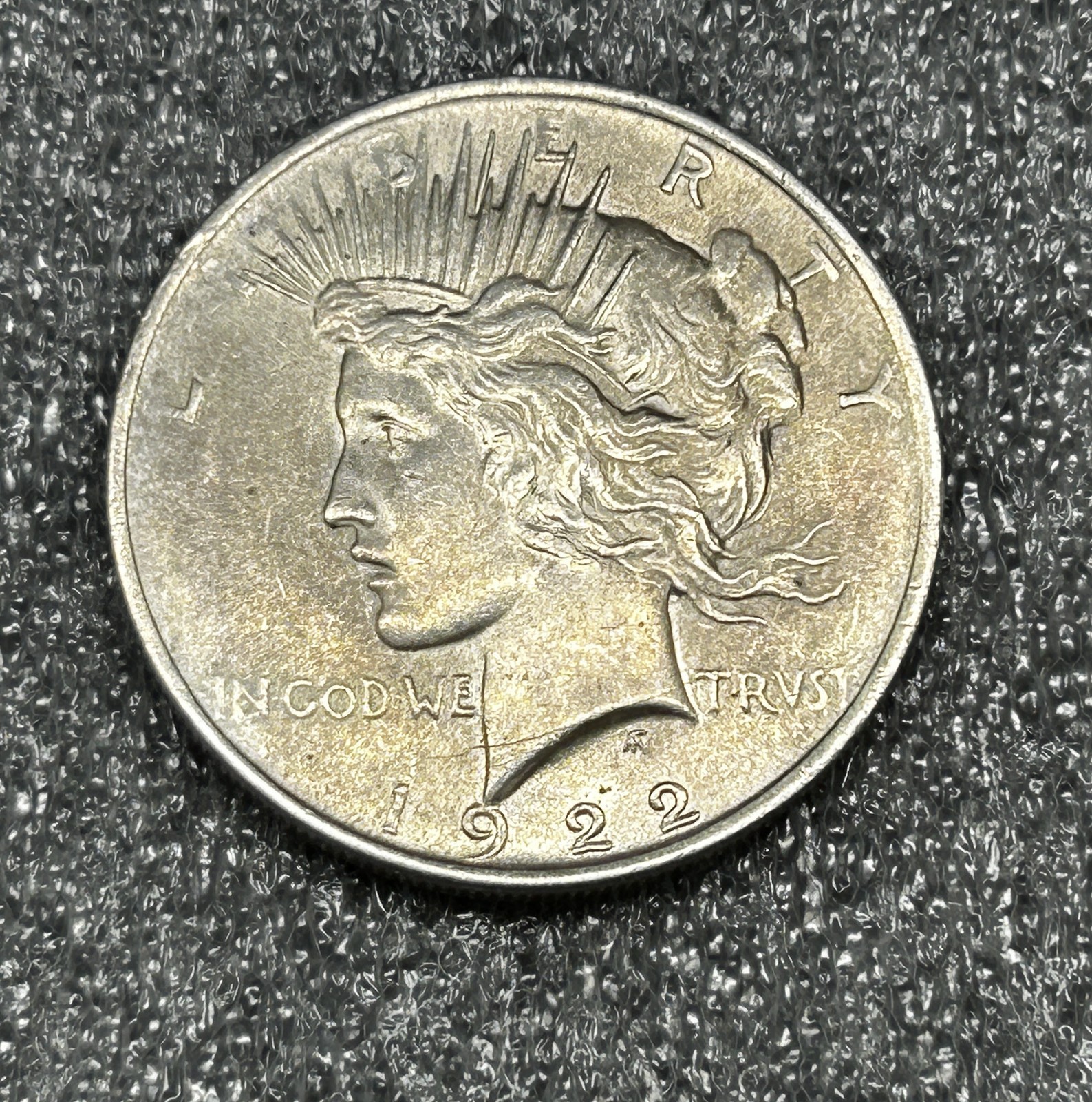 1922 US Silver Peace Dollar $1 -