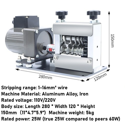 New Automatic Wire Stripping Machine Electric Scrap Copper Wire Scrap Wire Home