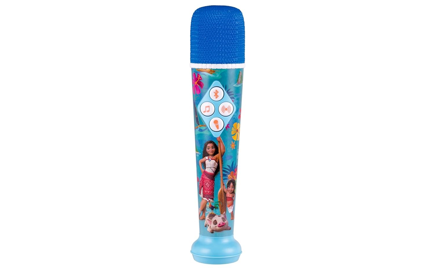 Disney Moana 2 Karaoke Microphone for Kids, Bluetooth Microphone Includes Light