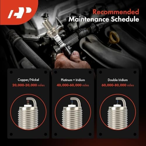 Iridium Platinum Spark Plugs Compatible with Mini Cooper 2007-2015, Cooper
