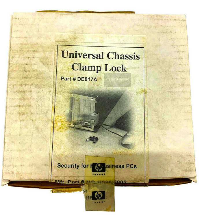 DE817A | New HP Universal Chassis Clamp Security Lock for Business Desktop PC