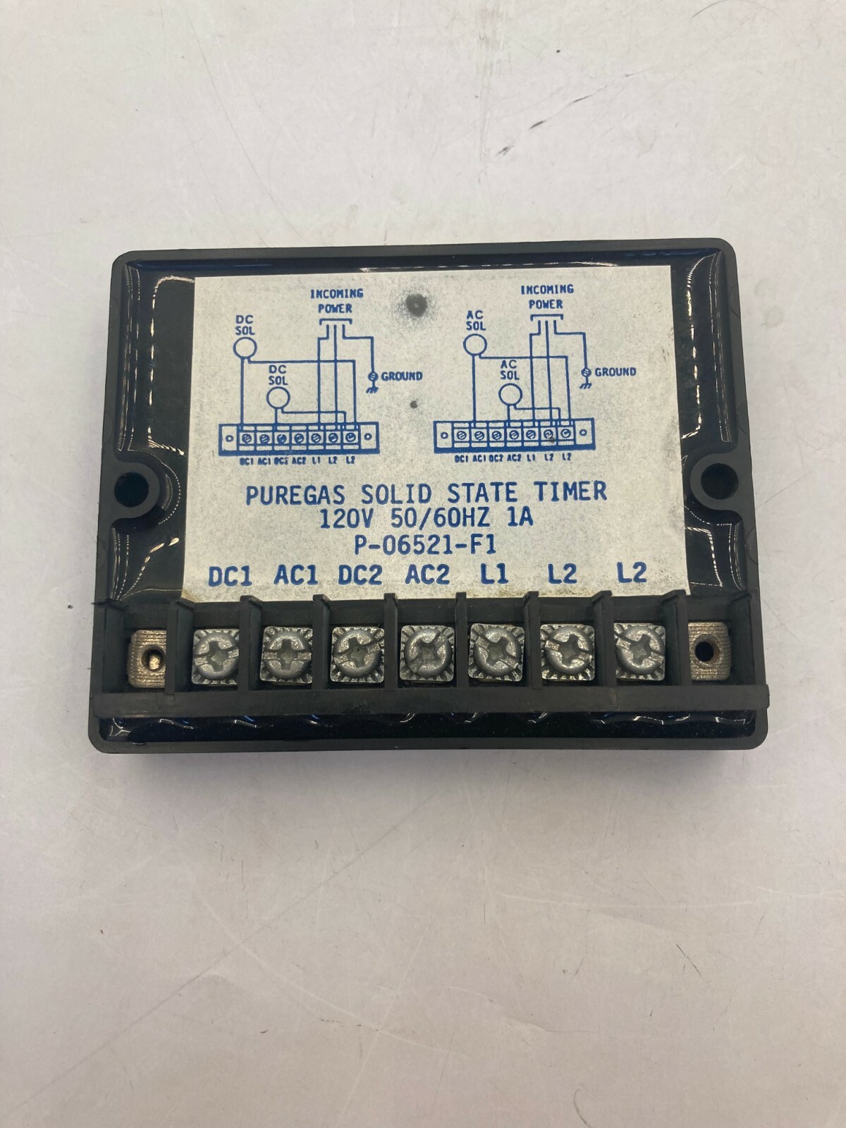 PUREGAS P-06521-F1 SOLID STATE TIMER 120V 50/60HZ