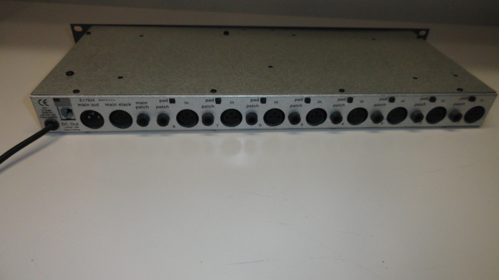 BiAmp Advantage EX Mixer Microphone Expansion Module 8 Channel Eight Ch