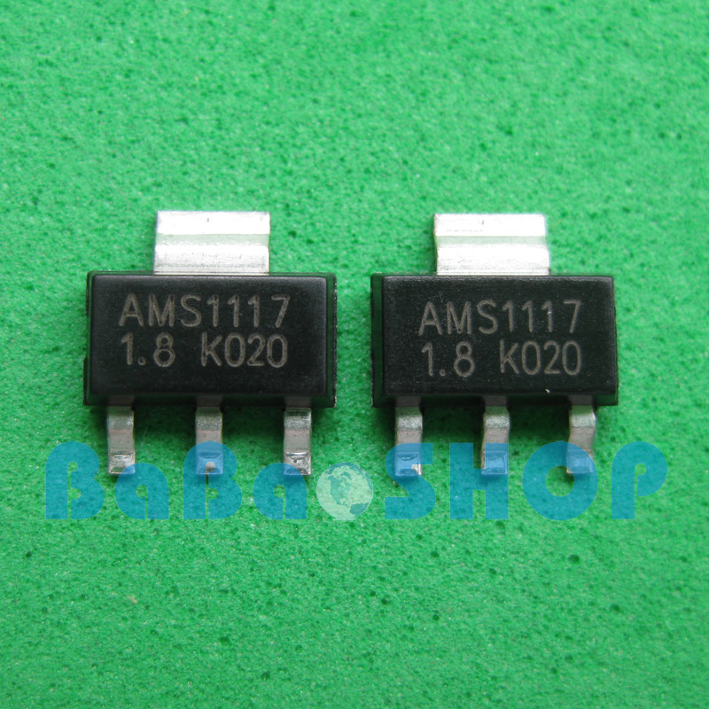 20pcs New AMS1117-1.8 LM1117 AMS1117 1.8V 1A Voltage Regulator SOT-223