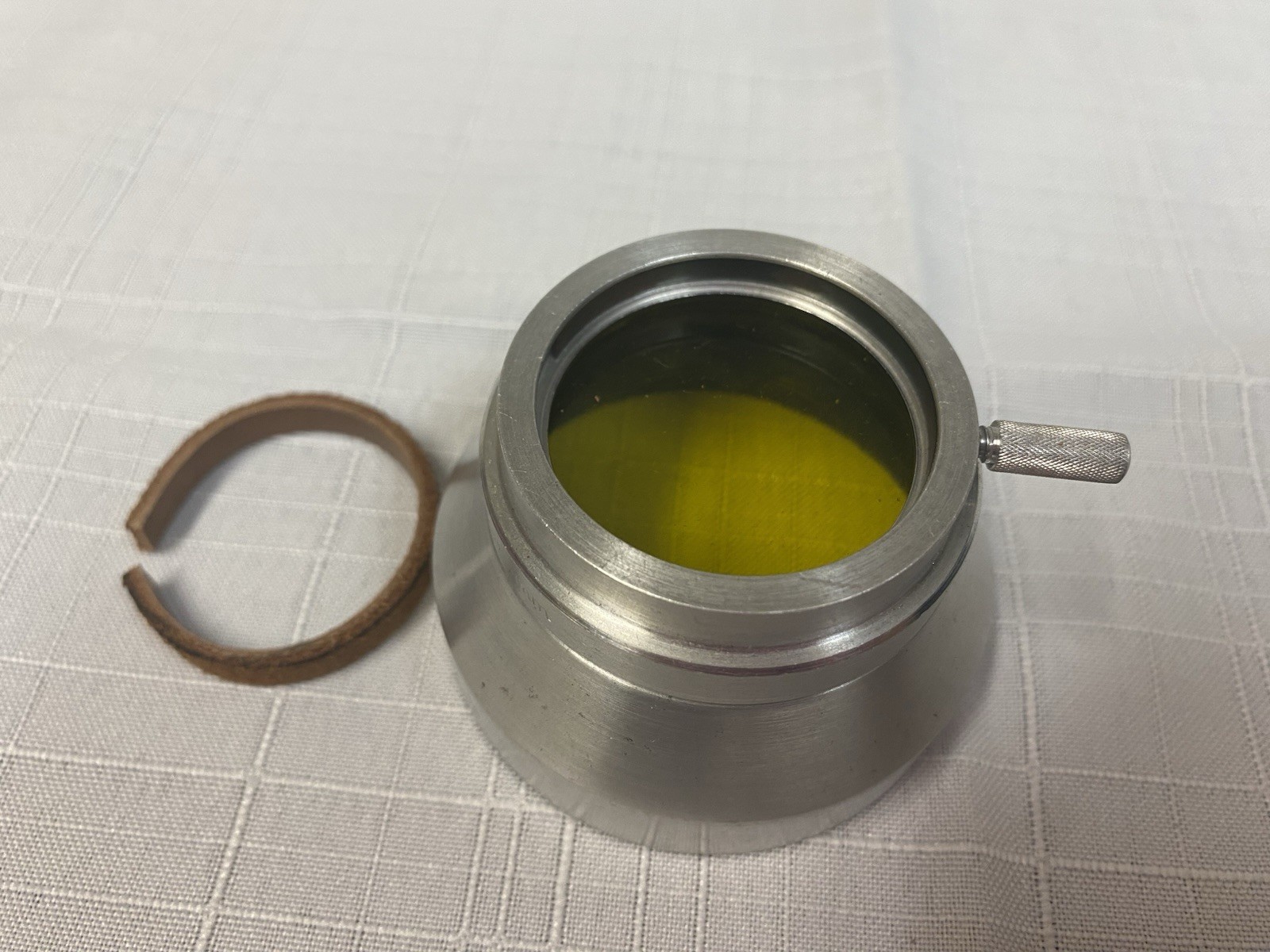Mil-O37 mm Yellow Filter Metal Carmera part
