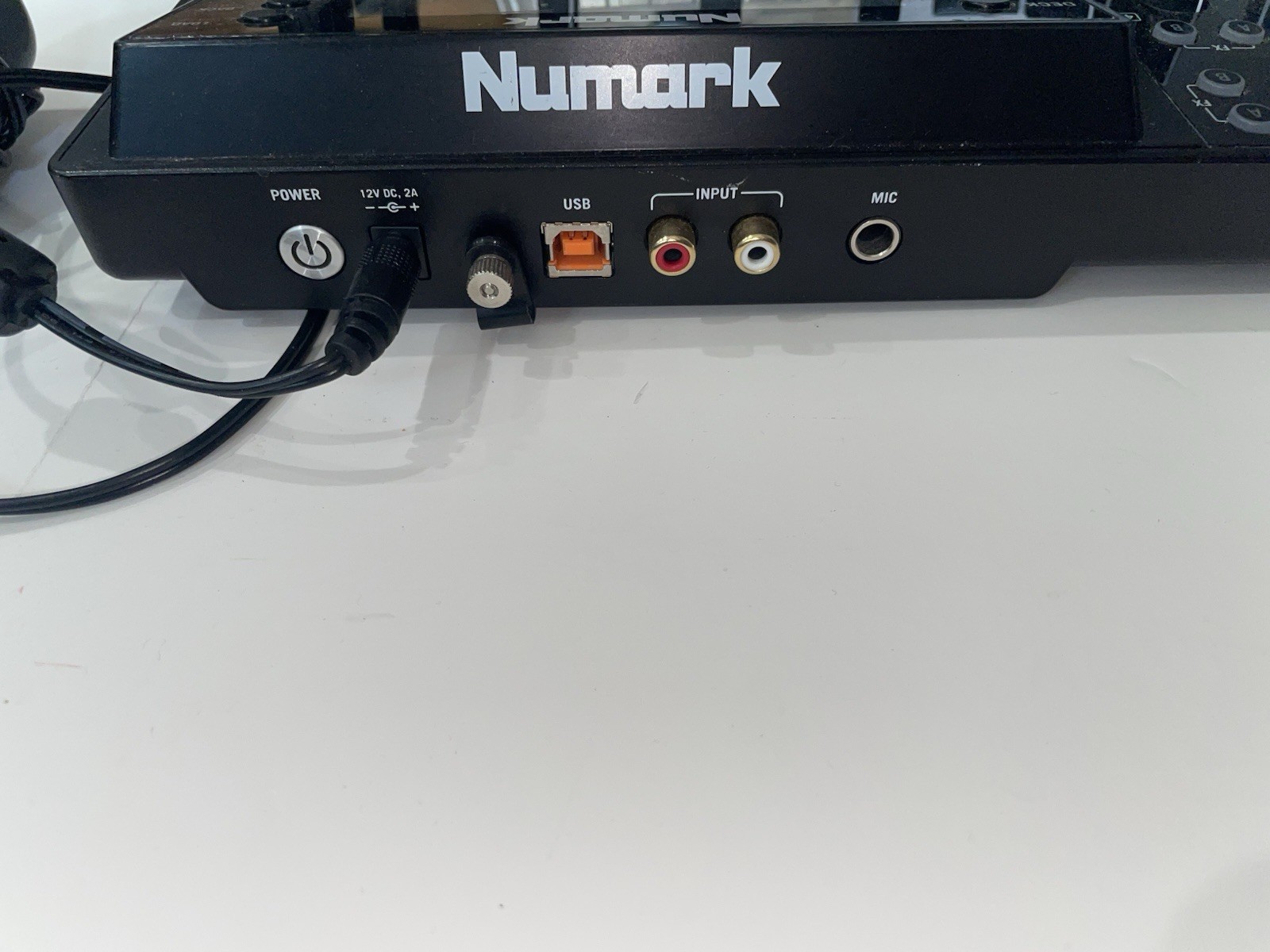Numark NV 4-Deck Dual-Display USB DJ Controller Turn Tabletop - Black