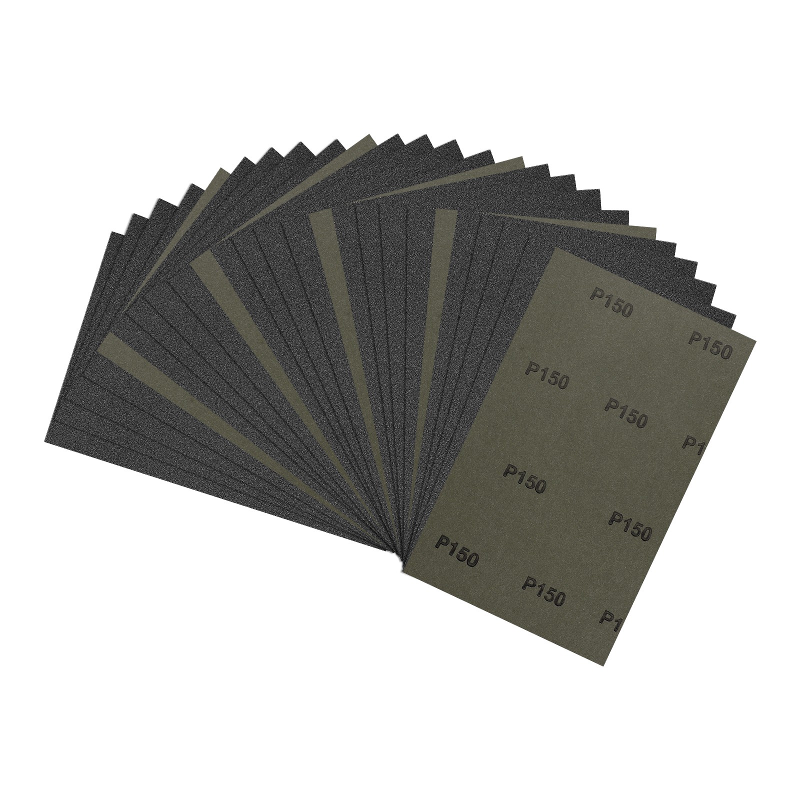 25pcs Sand Papers - [5.5 x 9 Inch x 150 Grits] Wet Dry Sandpaper Sheets