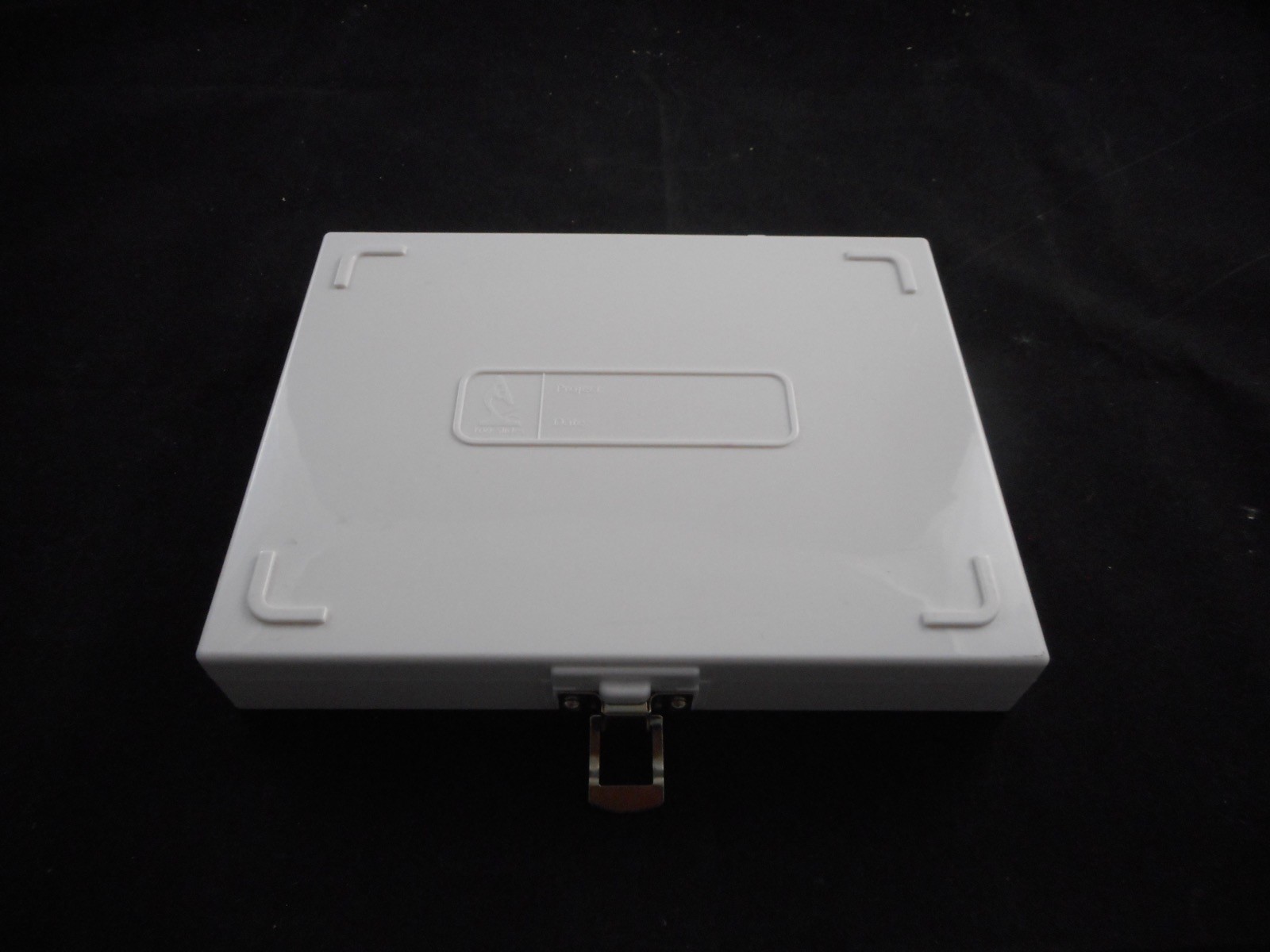 HEATHROW Plastic 100 Place Premium Microscope Slide Box Foam Lining B