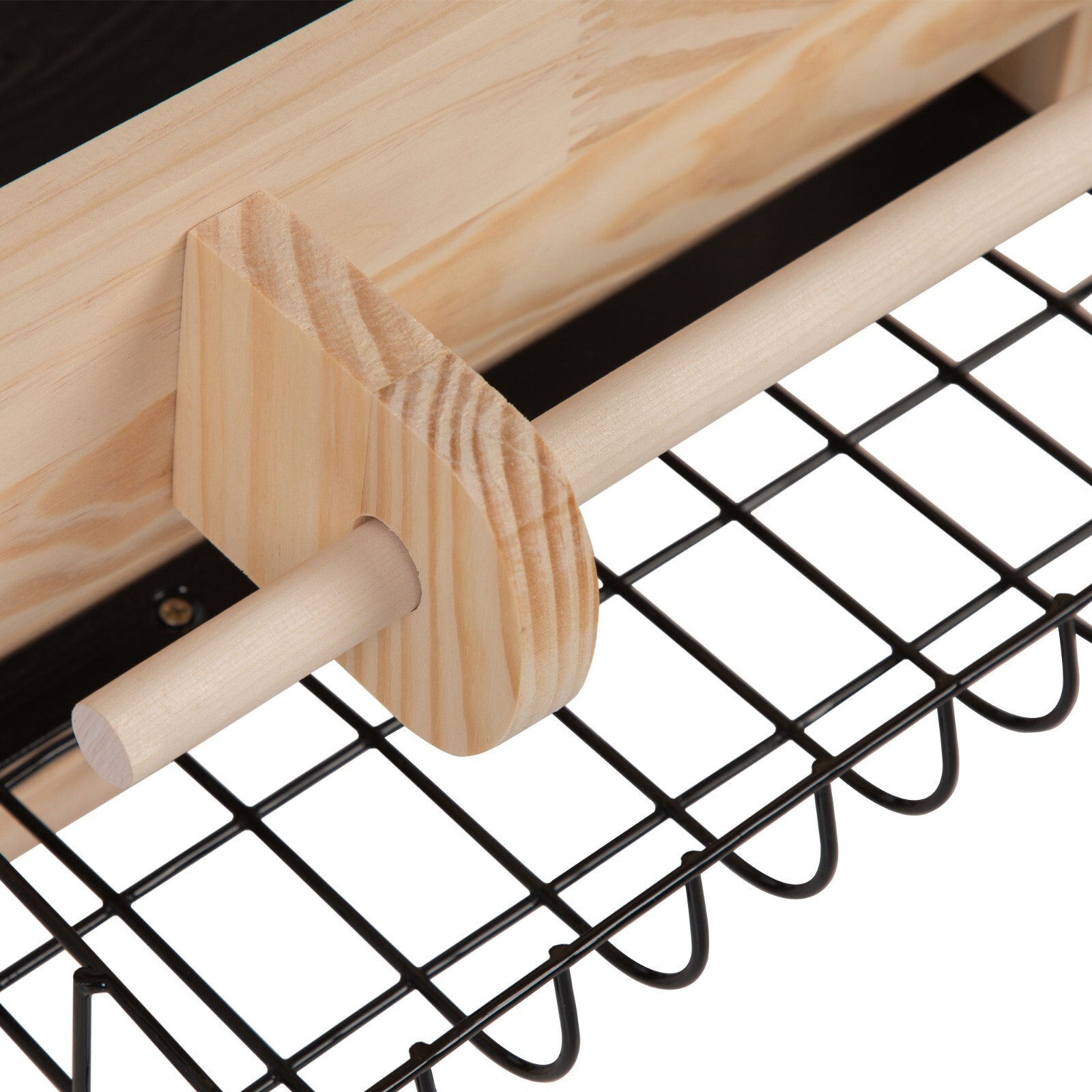 Wooden Nesting Box for Chicken Coop 4-Compartment Egg Laying Box for Poultry