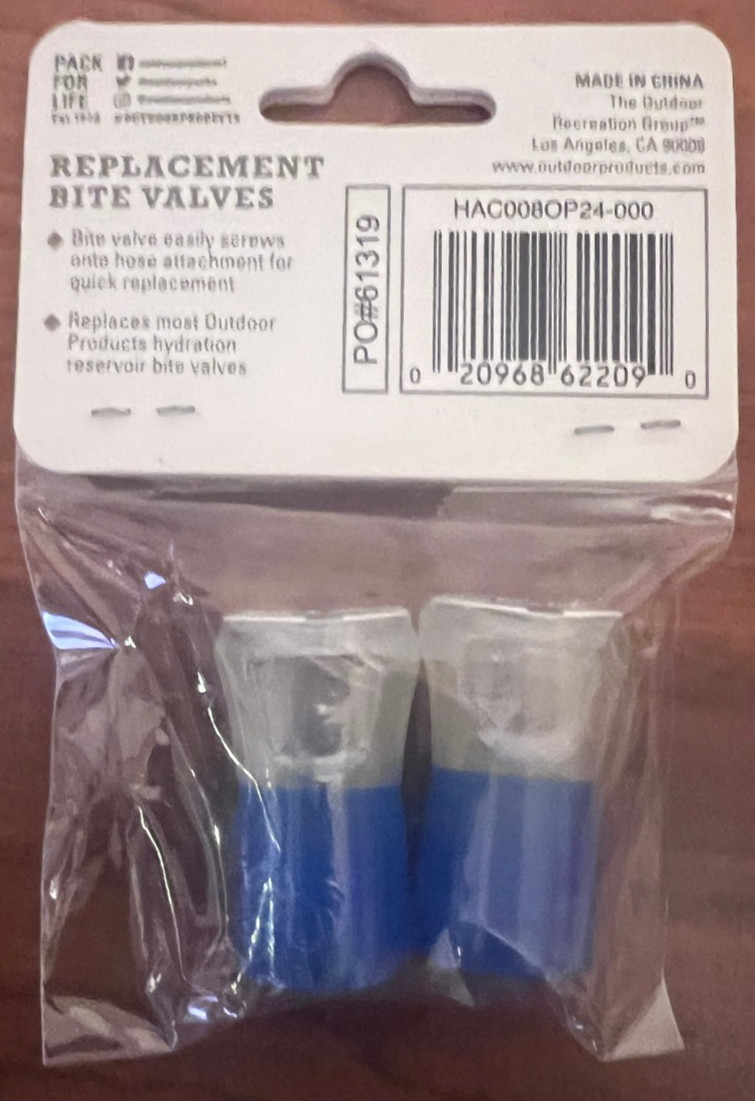 Outdoor Products Cyclone Bladder Replacement Bite Valves - 2 Pack