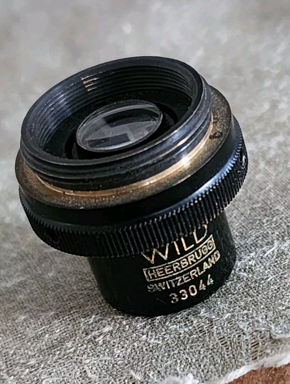 WILD HEERBRUGG SWISS OBJECTIVE 4X OPTICS MICROSCOPE 33044 Eye Piece Part