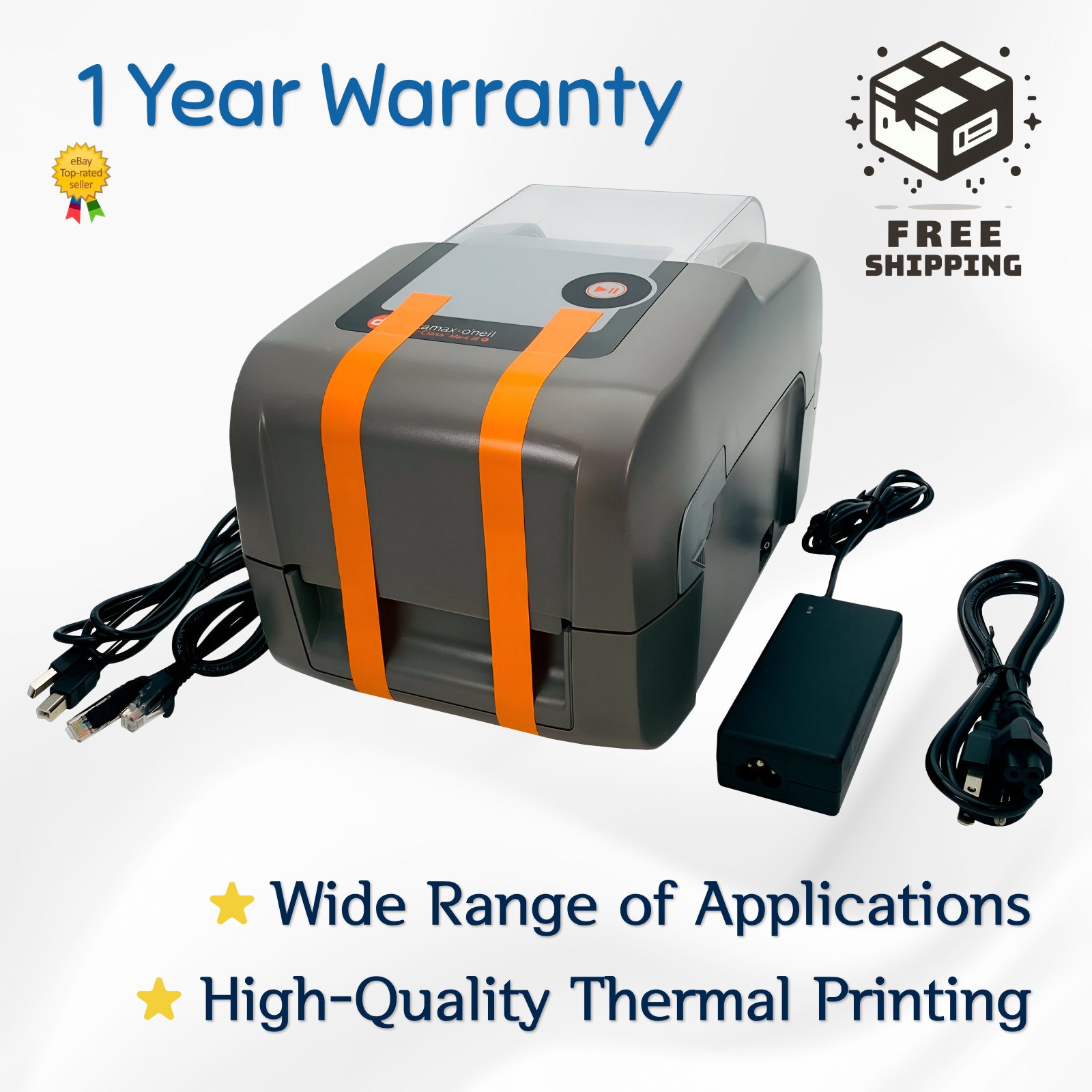 Refurbished Datamax E-4205A Mark III Direct Thermal Barcode Printer USB Serial