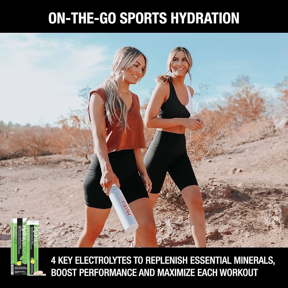Hydralyte Effervescent Electrolyte Lemon Lime 20 Tablets EXP:12/26