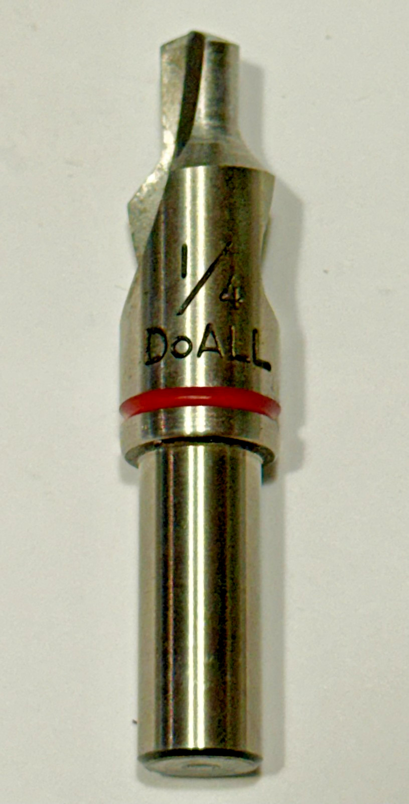 Vintage DoALL 1/4" Ring-Seat Counterbore Step Drill Bit 3/8" Body HSS Machining