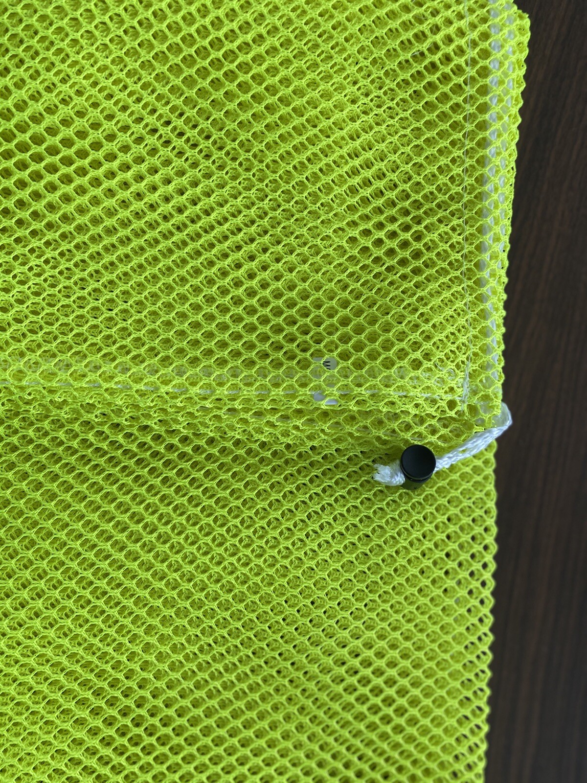 Mesh Stuff Bag Durable with Sliding Drawstring Cord Lock Closure Handy Laundry