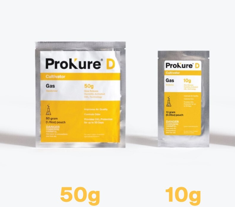 Prokure D Cultivator Line - Extended Release Gas - ALL Sizes available