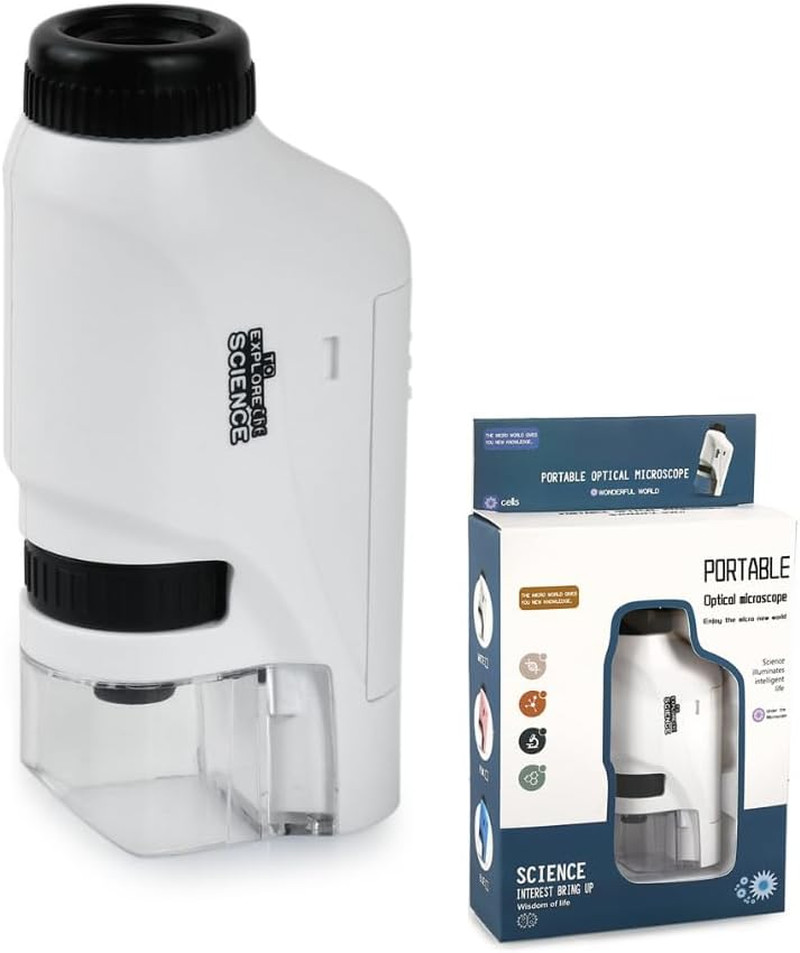 DS DISTINCTIVE STYLE Kids Microscope Handheld Portable Microscope for Kids 60...