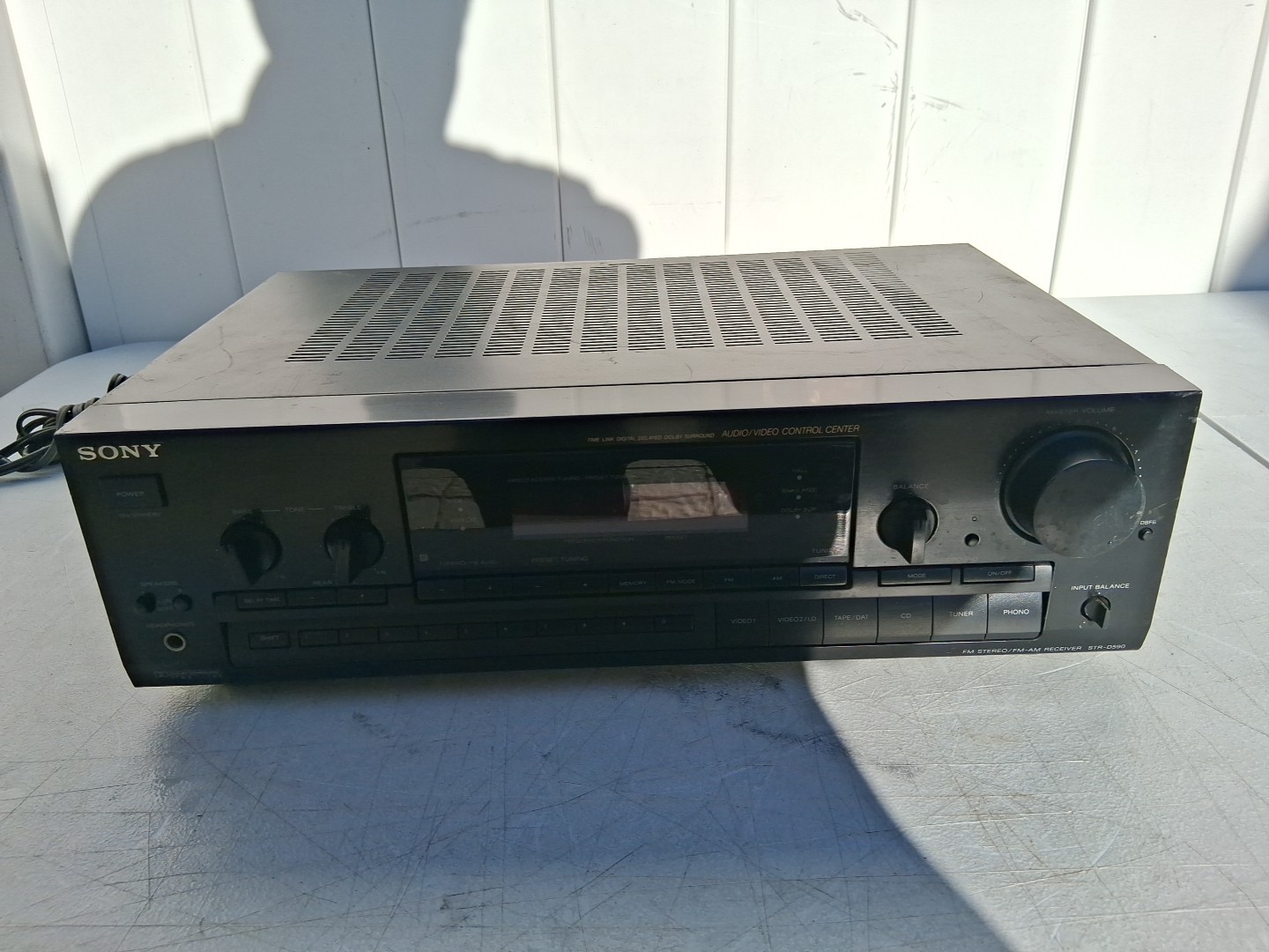 Sony STR-D590 AM/FM Stereo Receiver 60W HiFi OEM, Tested & Works. NO REMOTE!