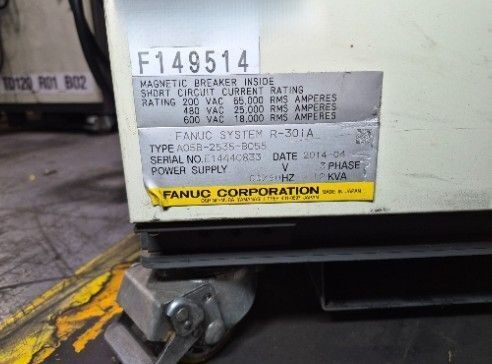 FANUC R-2000iB/210F Complete w/ R-30iA Controls USED - Missing Items