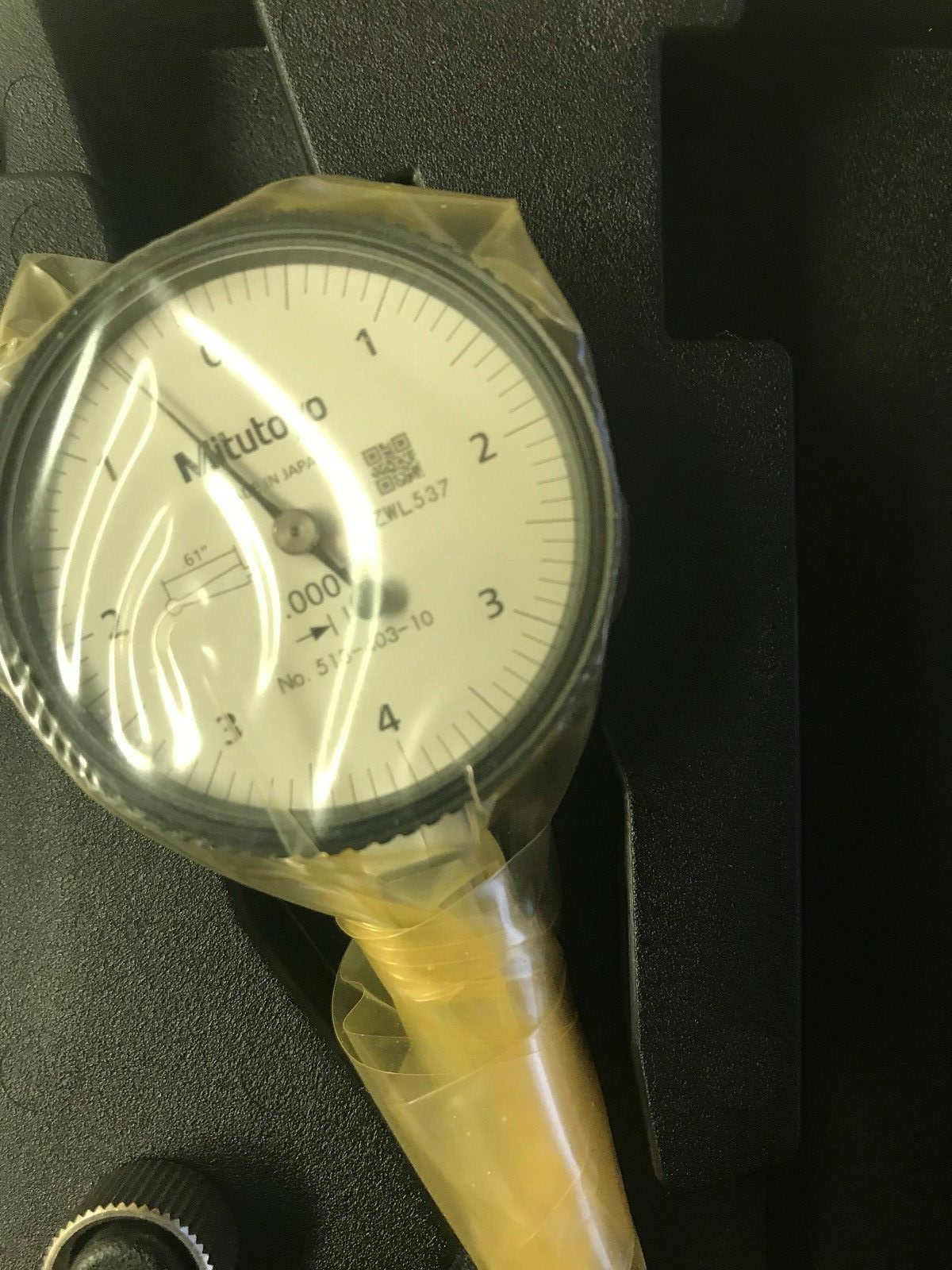 Mitutoyo 513-403-10E Dial Test Indicator, .008" Range, .0001" Graduation - NEW