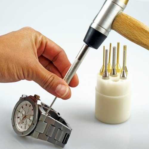 5-in-1 Dual Interchangeable Hammer - Copper & Brass Faces - 9" Gunsmithing Tool