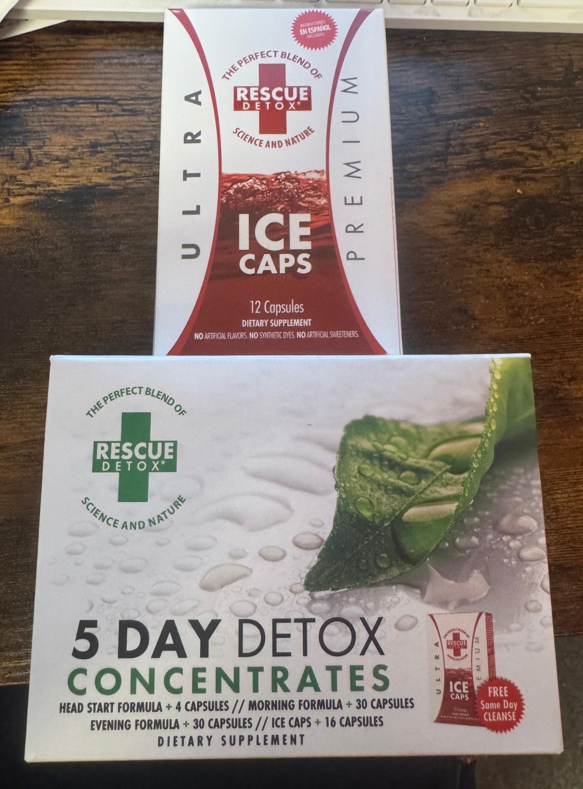 Rescue Detox Permanent 5 Day Detox Concentrates WITH FREE SAMPLE