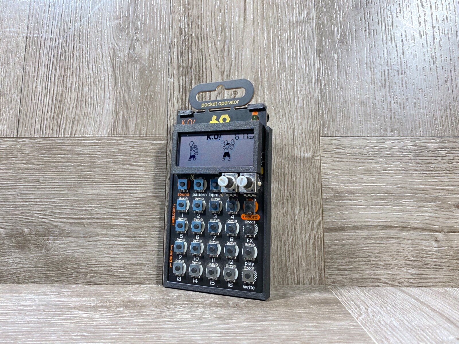 T.E. Pocket Operator Ultra Minimal Case & LCD Protector - Color BLACK - USA