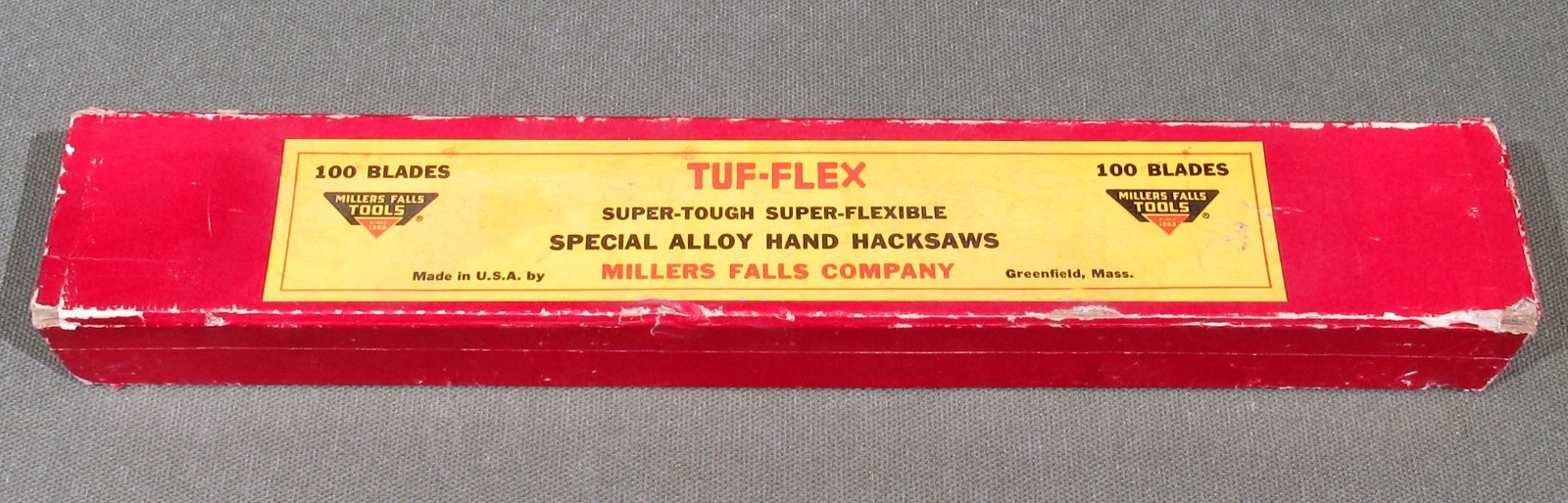 29 Millers Falls Tuf-Flux No, 65FH 24T - Super Tough 12" Hacksaw Blades - 0 Ship