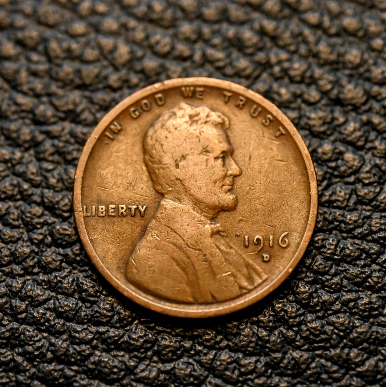1916-D Lincoln Wheat Cent ~ VERY GOOD (VG) Condition ~ COMBINED SHIPPING!