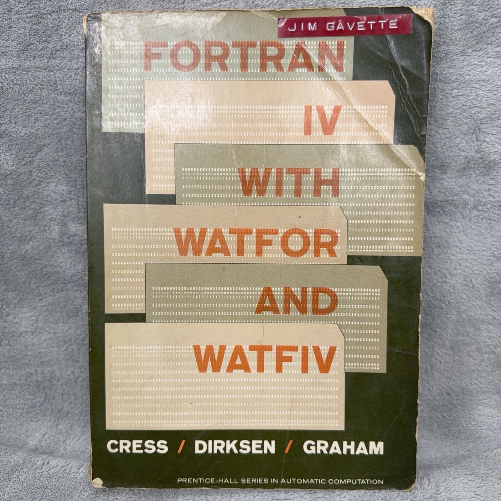 FORTRAN IV With WATFOR And WATFIV IBM Computer Programing Book 1970 Punch Cards